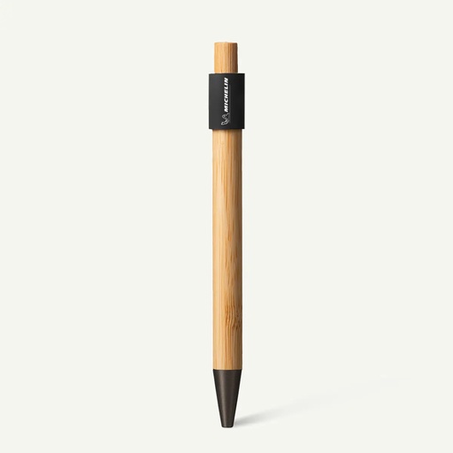 [BND188BB SPIN Custom] (Custom) NOCLIP SPIN FSC Bamboo and Recycled Aluminum Spinner Pen